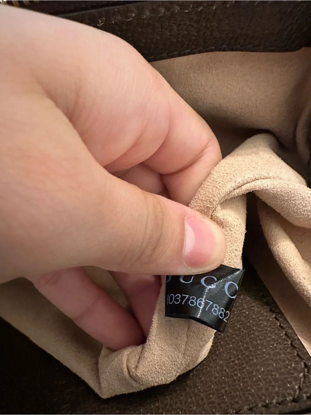 Gucci authentic signature
